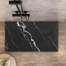 поддон Rea Magnum 80x100 прямоугольный, carrara black (REA-K7007)