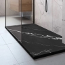 поддон Rea Magnum 80x100 прямоугольный, carrara black (REA-K7007)