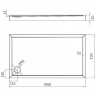 Omnires Camden tray 70x100 (CAMDEN70/100/PBP)