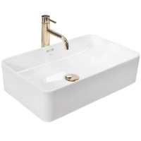 Lavabo Rea Berta 55 56x35,5 blanco (REA-U5055)