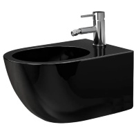 Bidé Rea Carlo Mini suspendido, negro mate (REA-C6380)