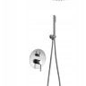Conjunto de ducha empotrado Rea Lungo cromado (REA-P8007) 
