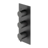 concealed bath and shower mixer Omnires Y brushed graphite (Y1238/KROGR)