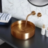 Mezclador de lavabo empotrado Rea Lungo cobre cepillado (REA-B4600)
