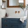 Mezclador de lavabo empotrado Rea Lungo cobre cepillado (REA-B4600)