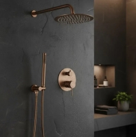 душевая система Rea Lungo Grip скрытого монтажа, copper + box (REA-P5651)