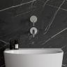 Mezclador de lavabo empotrado Omnires Y cromado (Y1215NCR)