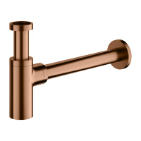 Sifón de lavabo Omnires de cobre cepillado (A186CPB)