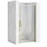 Puerta de ducha Rea Rapid Swing 90x195, cristal de seguridad, transparente, dorado (REA-K5618)