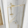 Puerta de ducha Rea Rapid Swing 90x195, cristal de seguridad, transparente, dorado (REA-K5618)