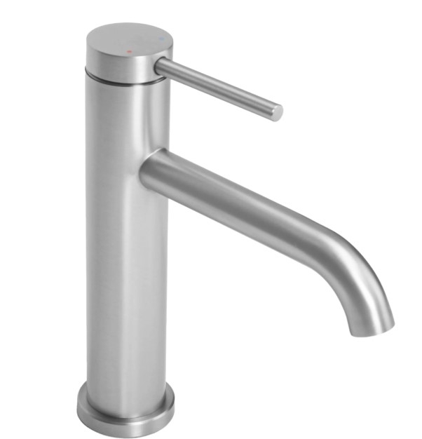Mezclador de lavabo bajo de níquel Rea Clif (REA-B5324)