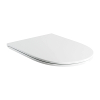 сиденье Omnires Ottawa Comfort с плавным закрытием для унитаза SILENT POWER, gloss white (OTTAWACSPDEBP)