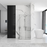 shower cabin Rea Punto 90x90 chrom safety glass, transparent (REA-K0867)