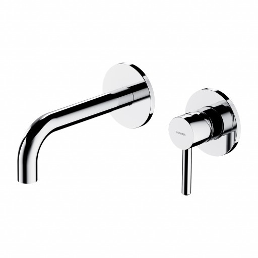 Mezclador de lavabo empotrado Omnires Y cromado (Y1215CR)