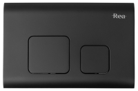 Botón de descarga Rea negro F (REA-E9854)