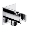 shower hose connection with holder Omnires chrome (8873C/KCR)