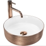 Lavabo Rea Sami 36x36 cepillado oro rosa (REA-U3303)
