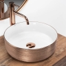 Lavabo Rea Sami 36x36 cepillado oro rosa (REA-U3303)