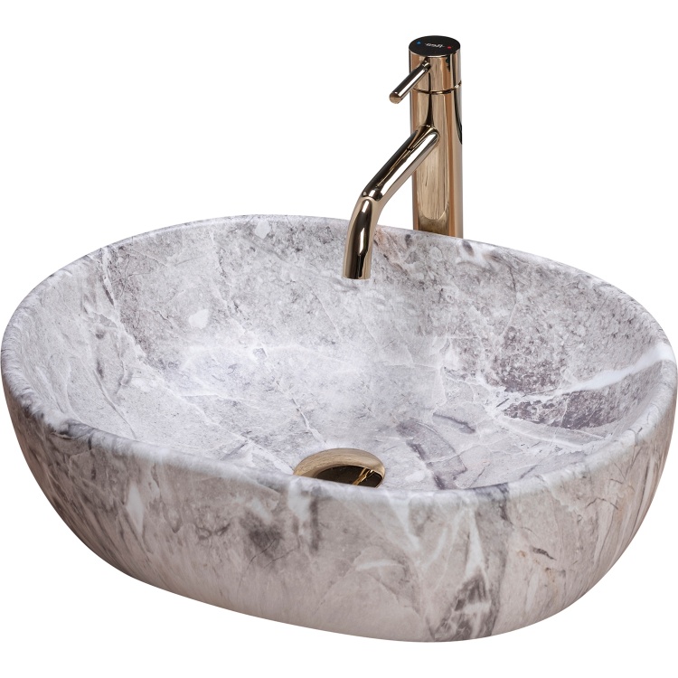Lavabo Rea Lara 35x48,5 piedra (REA-U9888)