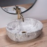 Lavabo Rea Lara 35x48,5 piedra (REA-U9888)