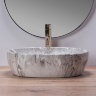 Lavabo Rea Lara 35x48,5 piedra (REA-U9888)