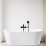 Bañera acrílica Rea Capri 150x75 + sifón + tapón clic/clack (REA-W9800)