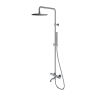 Omnires Y shower system with thermostat, brushed nickel (Y1234NI)