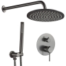 shower system Rea Lungo Grip tytan + hidden mounting box (REA-P8958)