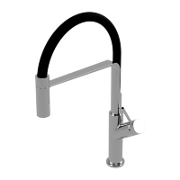 Grifo de cocina Omnires Vita negro/cromo (VI6350BLCR)