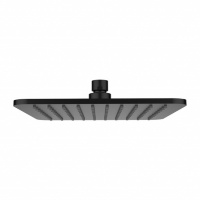 Ducha fija Omnires Slimline negra mate 20x20 cm (WG220/OBL)