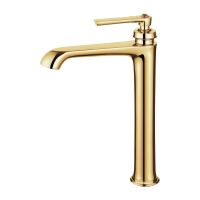 Mezclador de lavabo Omnires Armance dorado, alto (AM5213GL)