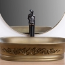 washbasin Rea Wilma 38x55 rustic (REA-U3305)