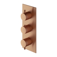 concealed bath and shower mixer Omnires Y brushed copper (Y1238/KROCPB)