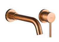 Mezclador de lavabo empotrado Rea Lungo cobre cepillado largo (REA-B4601)