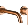 Mezclador de lavabo empotrado Rea Lungo cobre cepillado largo (REA-B4601)