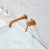 Mezclador de lavabo empotrado Rea Lungo cobre cepillado largo (REA-B4601)