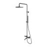 Omnires Y shower system with thermostat, brushed graphite (Y1234GR)
