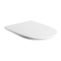 сиденье Omnires Ottawa Comfort с плавным закрытием для унитаза SILENT POWER, matt white (OTTAWACSPDEBM)