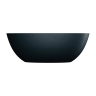 ванна Omnires Shell M+ 160х75 овальная matt black lava (SHELLWWZPBLV)