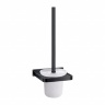 Escobilla de baño Omnires Darling negra (DA70620BL)