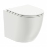 toilet Omnires Ottawa 49x37 rimless suspended seat duroplast + installation Geberit Duofix (458.126.00.1 + OTTAWAMWBP)