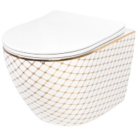 toilet Rea Carlos 49.5x37 suspended (REA-C5100)