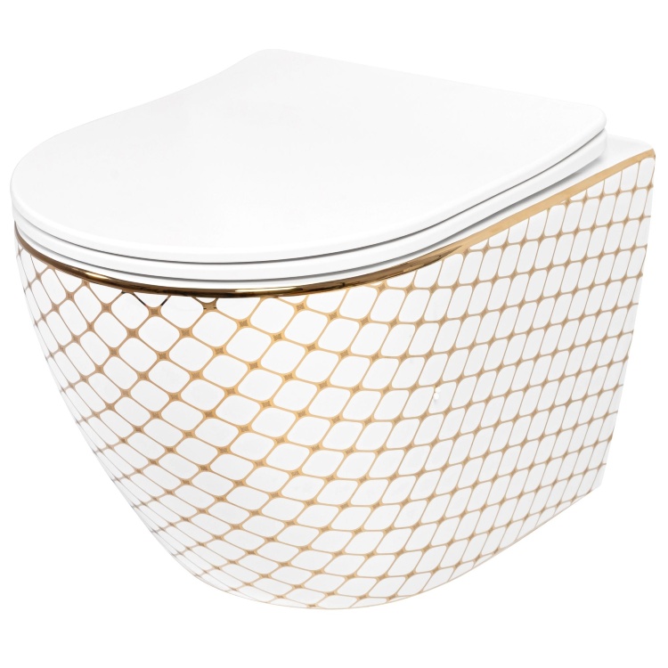 toilet Rea Carlos 49.5x37 suspended (REA-C5100)