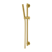 Juego de ducha Omnires Microphone oro cepillado (MICROPHONE-SGLB)