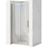 Puerta de ducha Rea Rapid Slide 140x195, cristal de seguridad, transparente, dorado (REA-K5616)