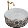 washbasin Rea Florisa 40x40 flowers (REA-U3308)