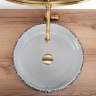 washbasin Rea Florisa 40x40 flowers (REA-U3308)