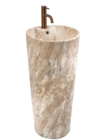 умывальник Rea Blanka 40x40x85 отдельностоящий, savana matt (REA-U3615)