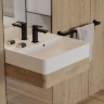 Omnires Parma black mat washbasin mixer (PM7410BL)