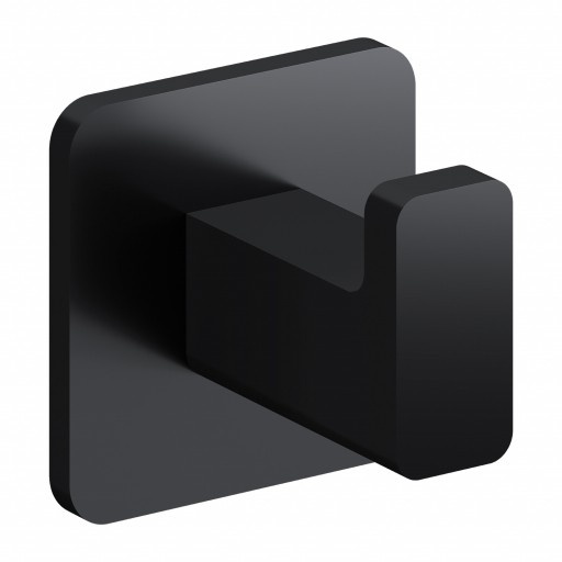 Gancho Omnires Nelson negro mate (NL80115BL)